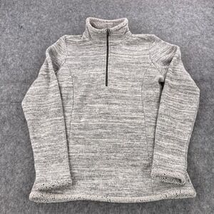 Kuhl Fleece Pullover Womens Small Gray Quarter Zip Heather Sherpa Lined Outdoor